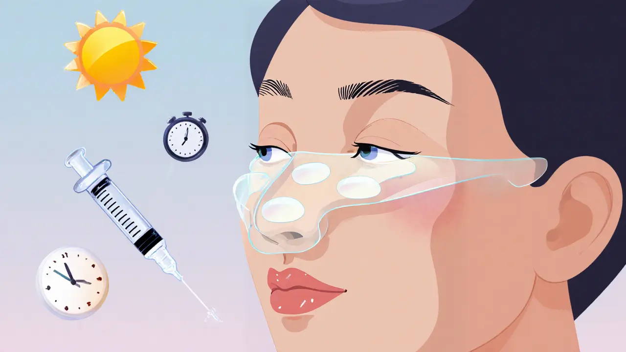 Прозрачный филлер под кожей, создающий объём, в сравнении с плоским лицом.