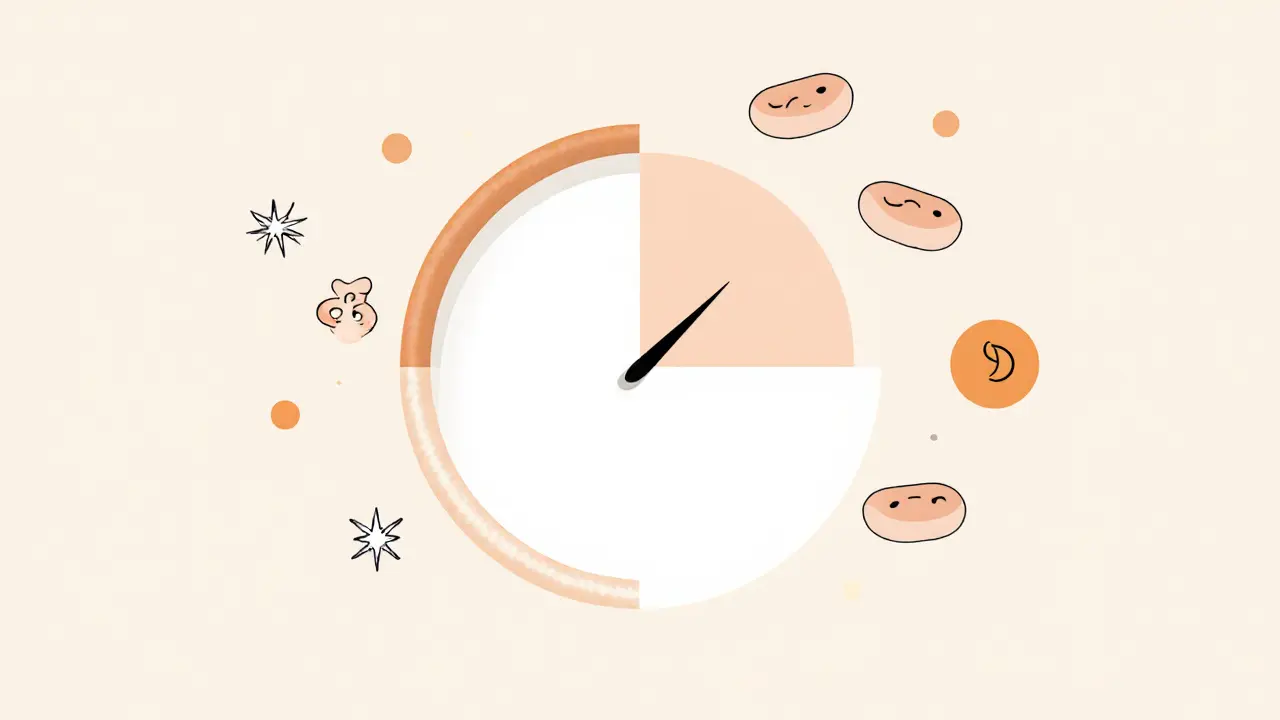 Эволюция трендов тональных покрытий с 2020 по 2025 год в виде круговых диаграмм.