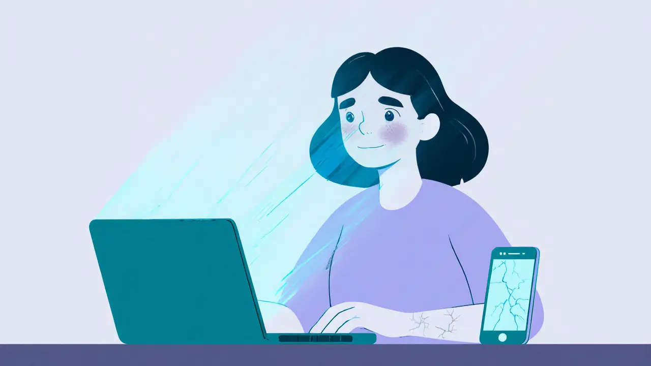 Скрины против HEV и синего света: нужно ли защищать кожу от экранов гаджетов