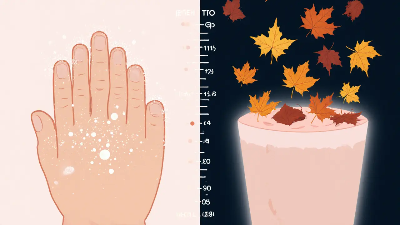 Сравнение мягкого ферментного пилинга и агрессивного скраба на коже.