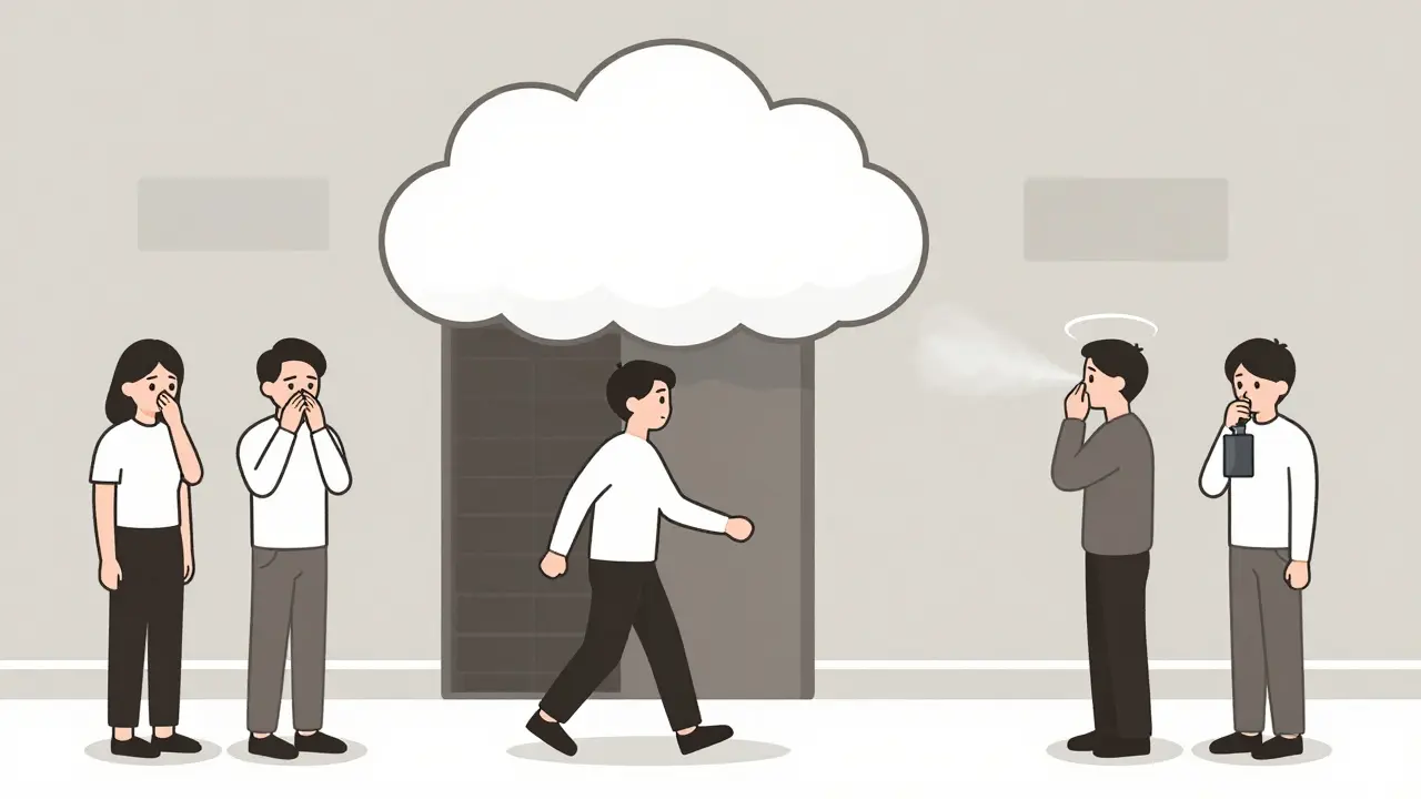 Человек с чрезмерным ароматом вызывает дискомфорт у окружающих, в отличие от умеренного использования.