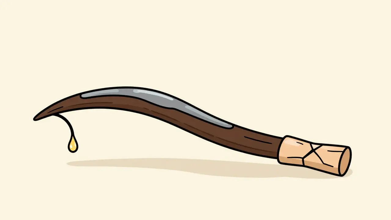 Разрез волоса: масло проникает внутрь, покрывает поверхность и запечатывает секущиеся кончики.