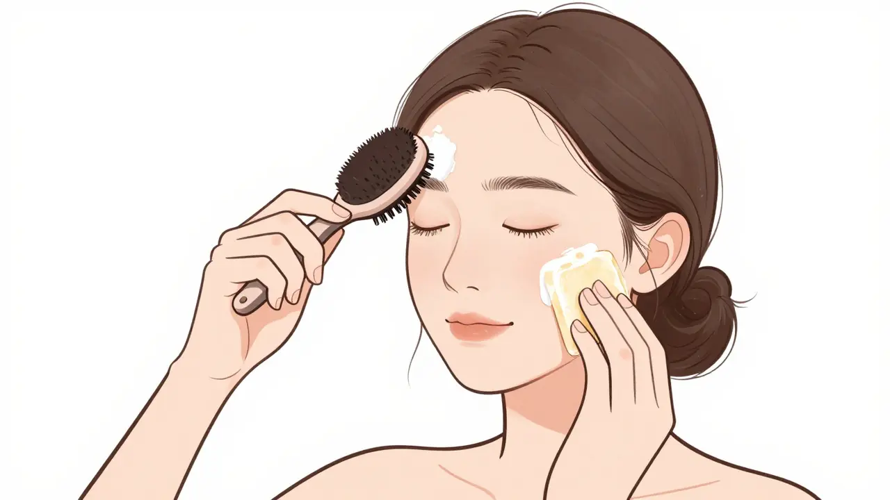 Как укладывать непослушные брови: фиксация без склеивания