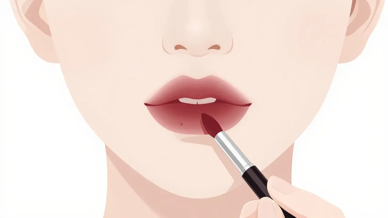 Омбре на губах: как сделать градиентный макияж правильно