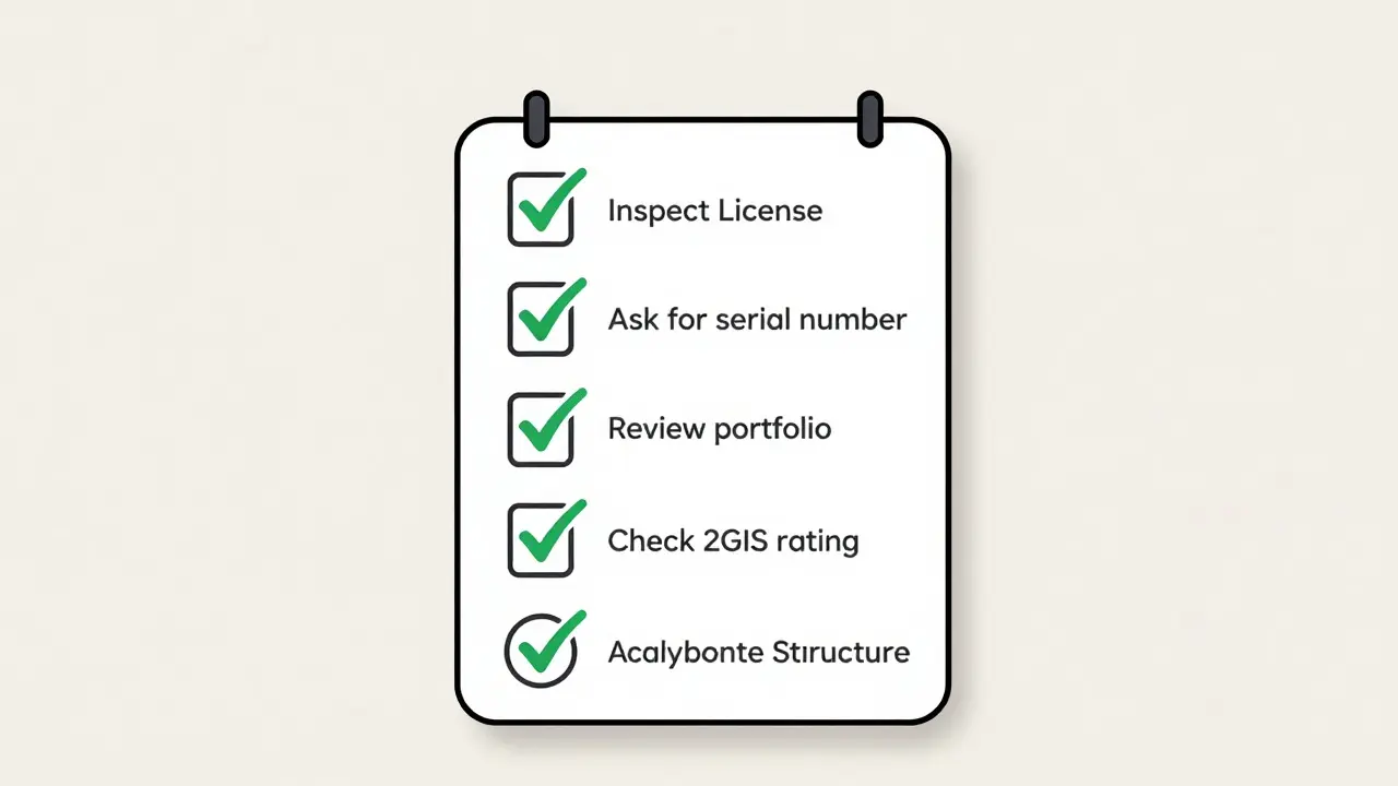 Пять шагов выбора клиники для контурной пластики в виде иконок.