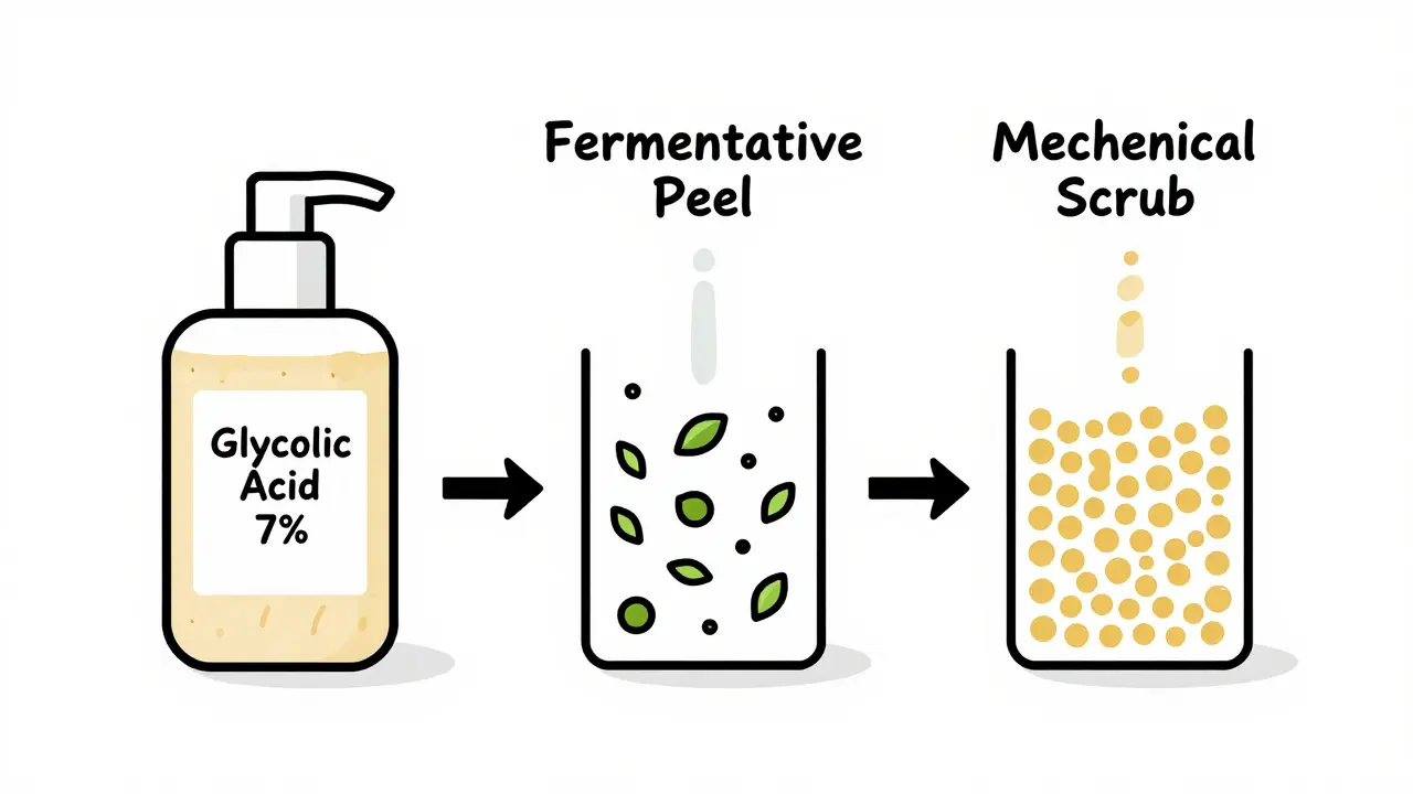 Три типа домашних пилингов: кислотный, ферментный и механический, в сравнении