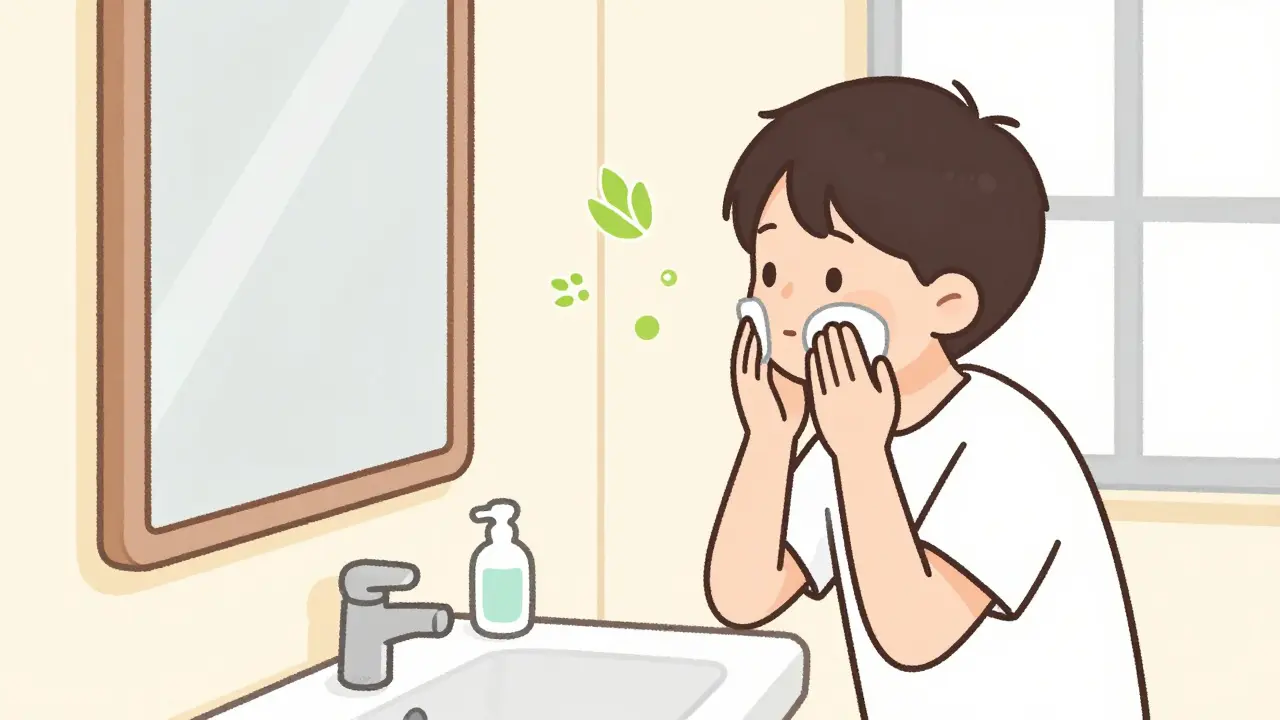 Очищение кожи лица подростков: щадящий подход и ежедневный режим