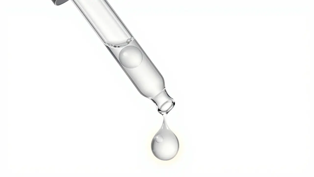 Пипетка с мультифракционной гиалуроновой кислотой для увлажнения.